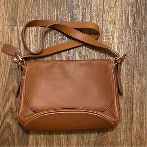 Vintage Coach Fletcher Purse Shoulder Bag Legacy Brown Leather 11x7x4 J7M 4150